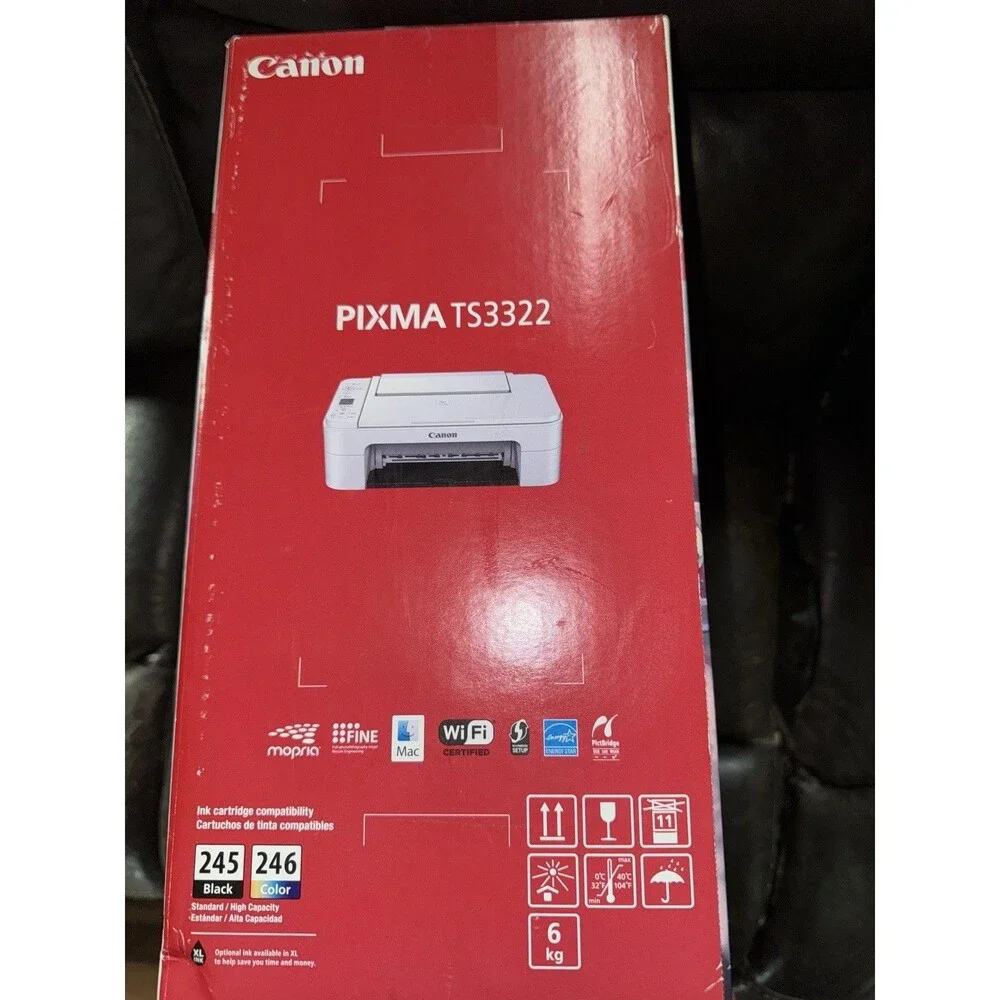 NEW Canon PIXMA TS3322 Wireless Inkjet All-In-One Printer *READ*